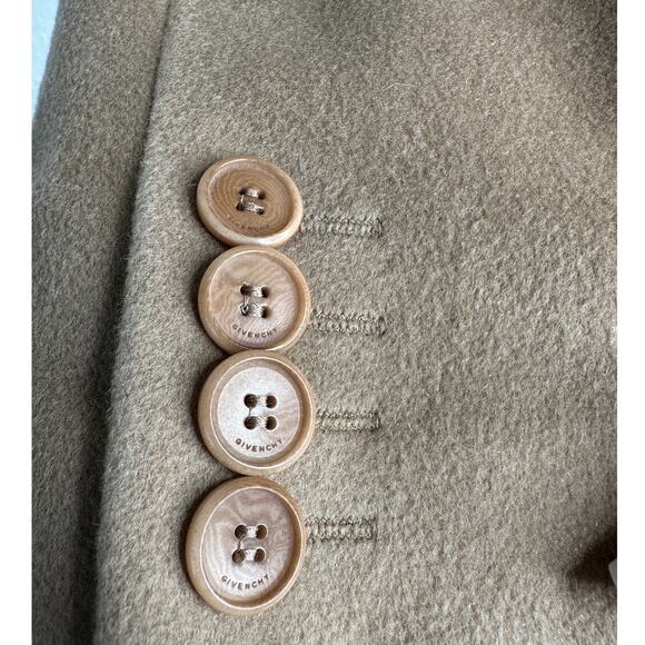 Givenchy Camel Tan Wool & Cashmere Blend Color Block Overcoat 48 / XXL - Picture 7 of 16